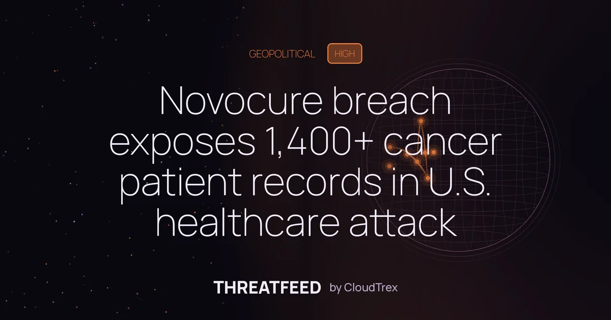 Novocure breach exposes 1,400+ U.S. cancer patient records