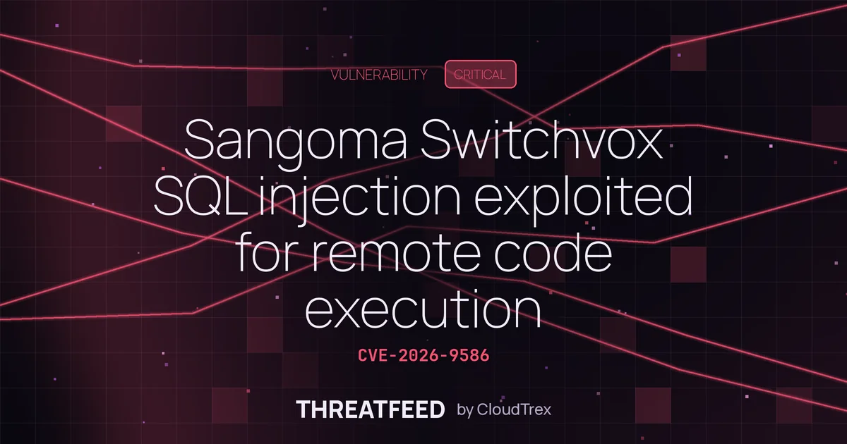 Sangoma Switchvox SQL injection exploited for remote code execution