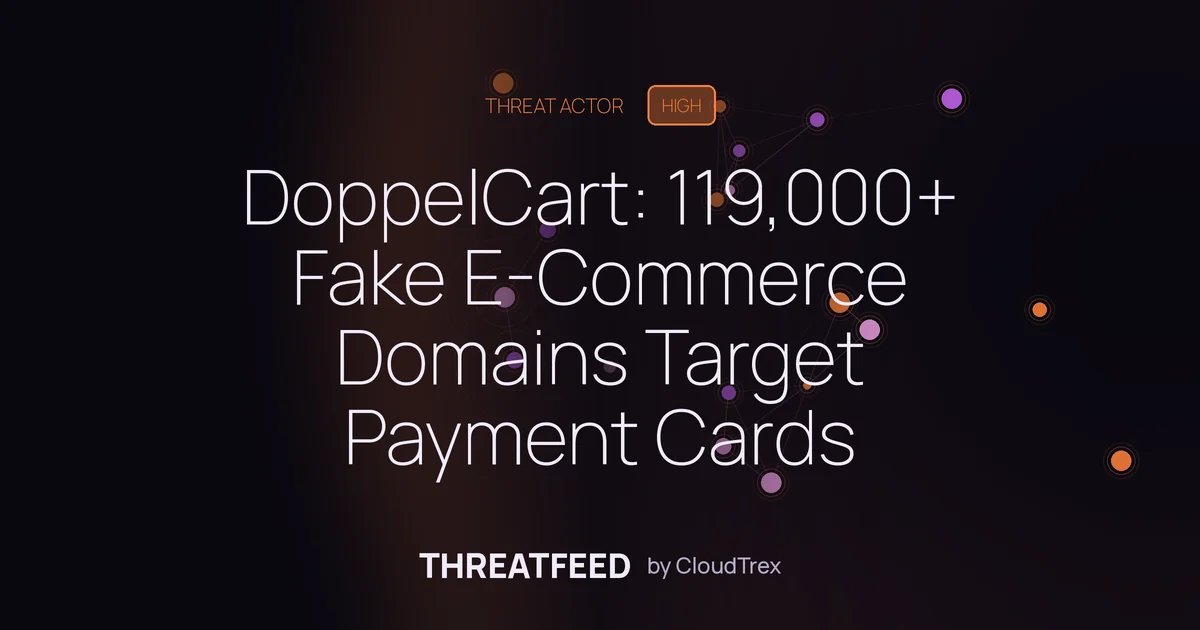 DoppelCart: 119,000+ Fake E-Commerce Domains Used for Card Theft