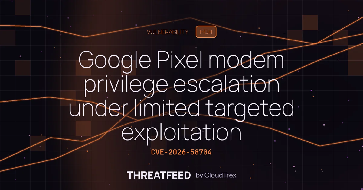 Google Pixel modem privilege escalation under limited targeted exploitation