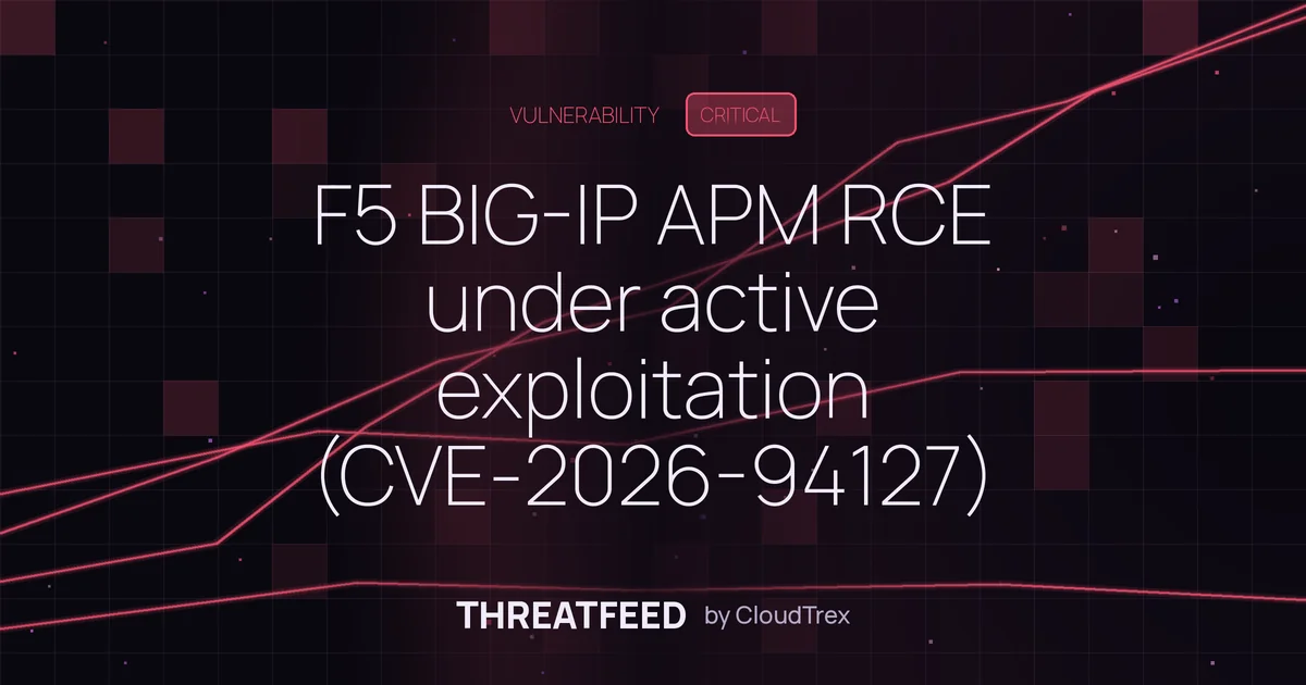 F5 BIG-IP APM heap overflow (CVE-2026-94127) exploited in the wild