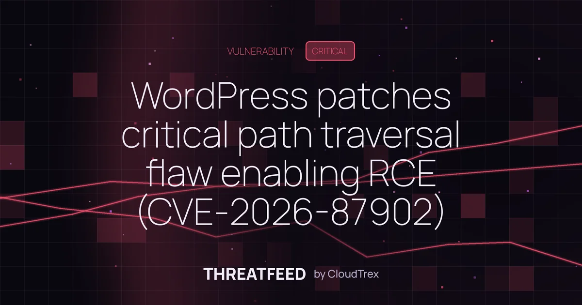 WordPress path traversal flaw enables unauthenticated RCE on some servers