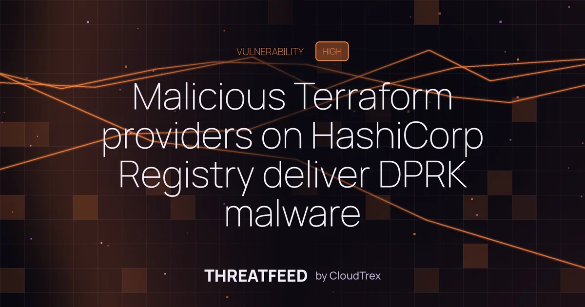 Malicious Terraform providers on HashiCorp Registry deliver DPRK malware