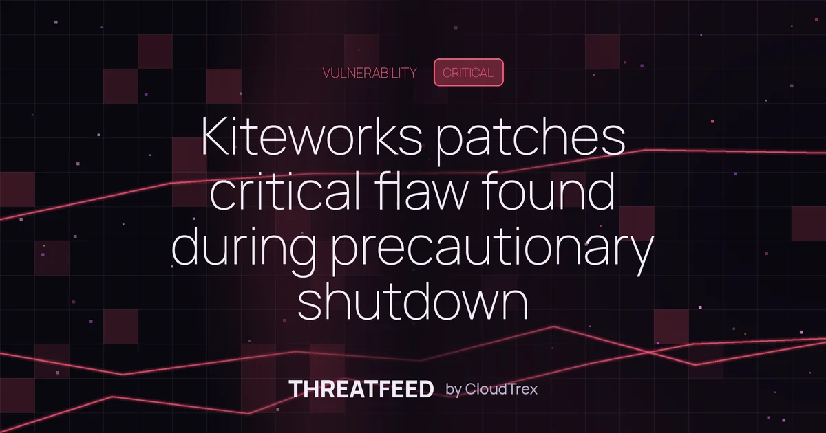 Kiteworks patches critical flaw found during precautionary shutdown