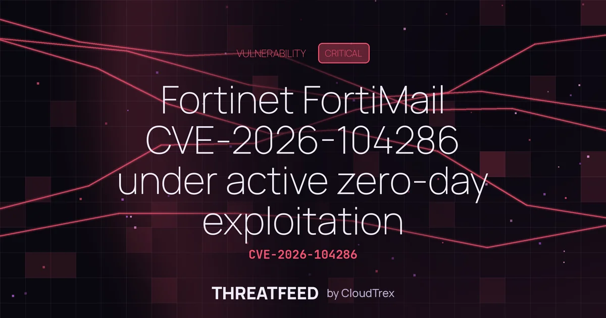 Fortinet FortiMail critical RCE (CVE-2026-104286) exploited in the wild