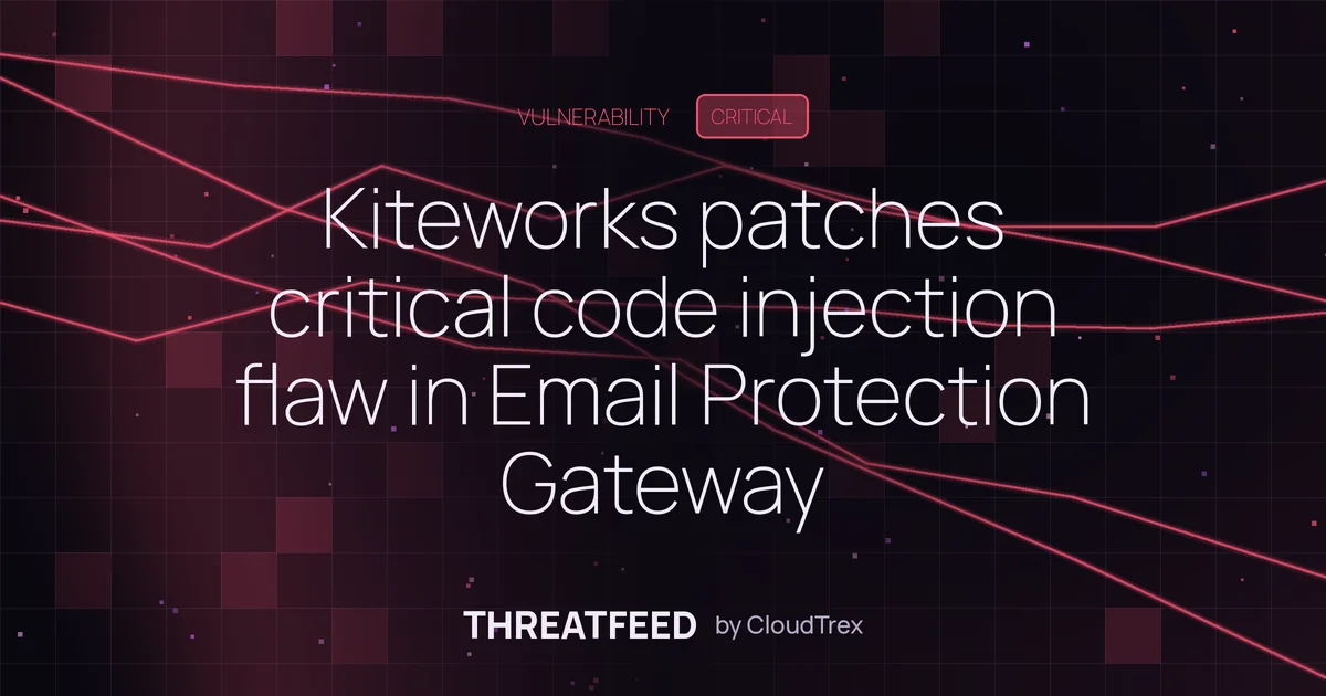Kiteworks patches critical code injection flaw in Email Protection Gateway