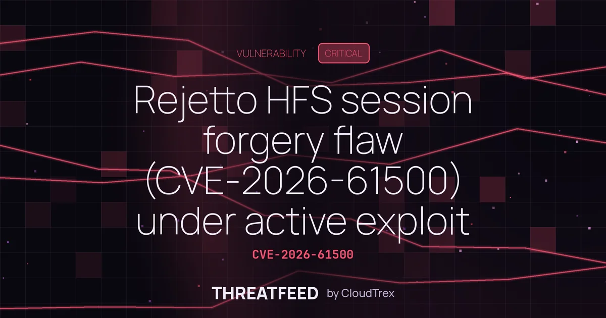 Rejetto HFS session forgery flaw under active exploitation for RCE