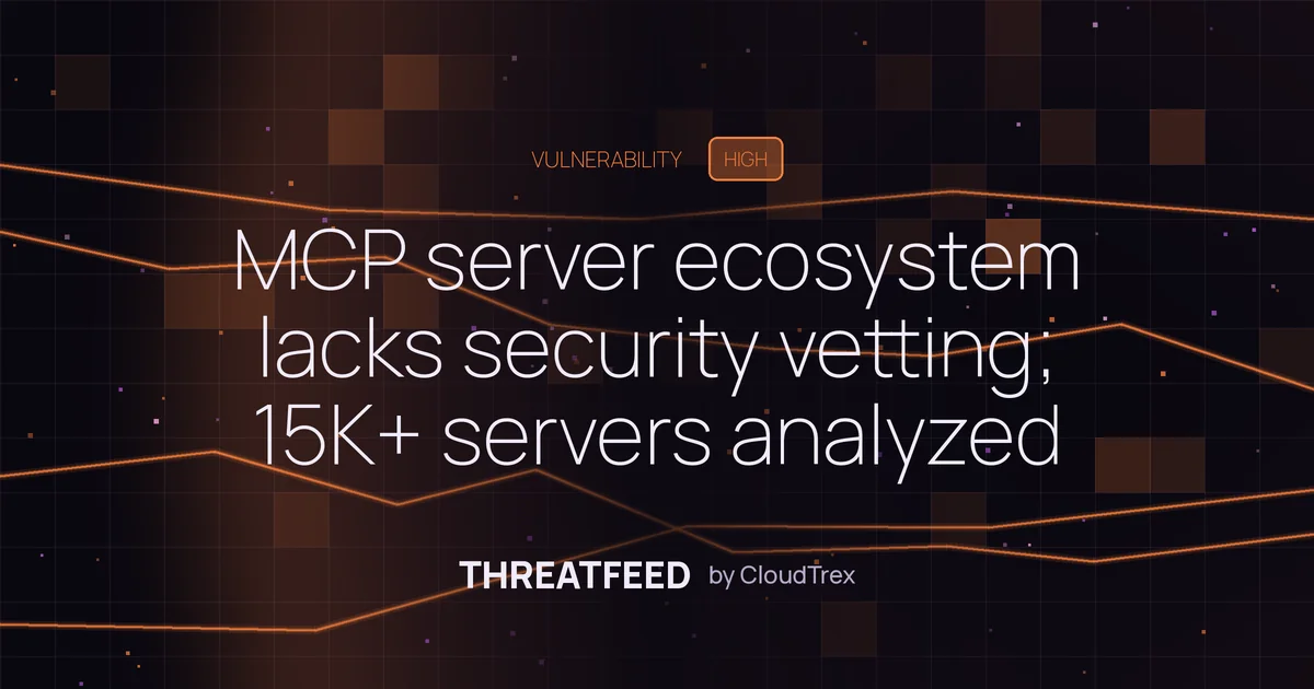 Critical security gaps found in 15,465 public MCP servers for AI agents