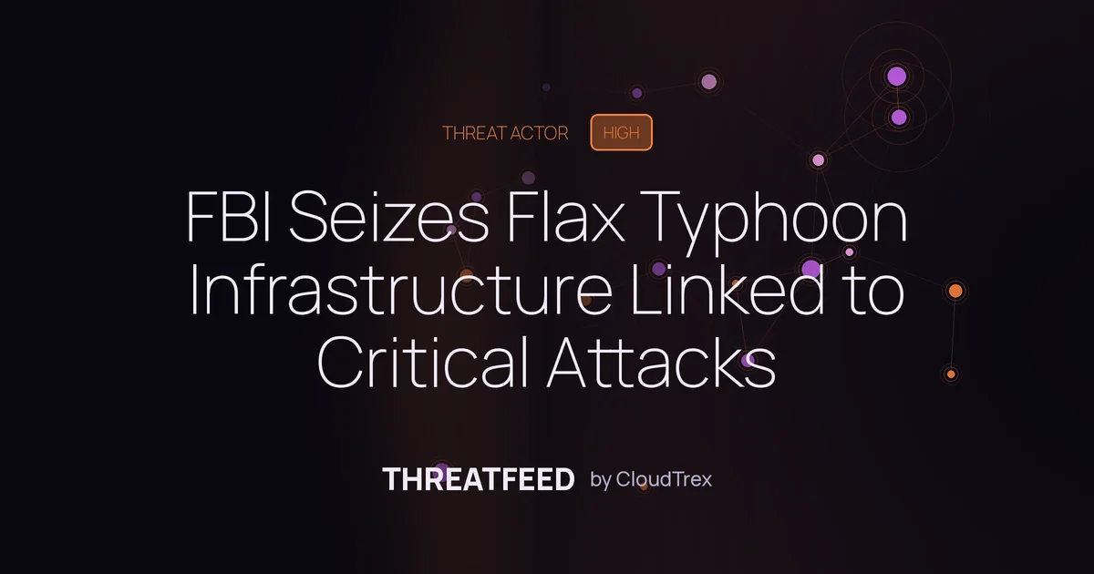 FBI Seizes Flax Typhoon Domains Hosting MicroScan and FishHub Tools