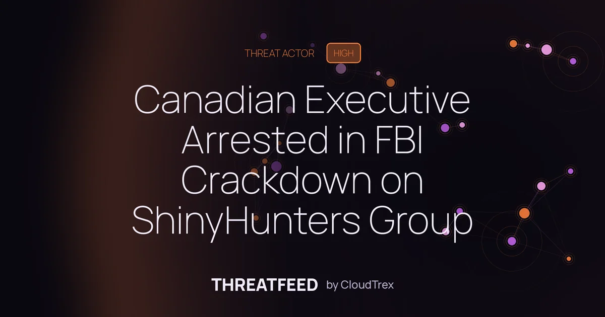 ShinyHunters member arrested in FBI crackdown on extortion activity