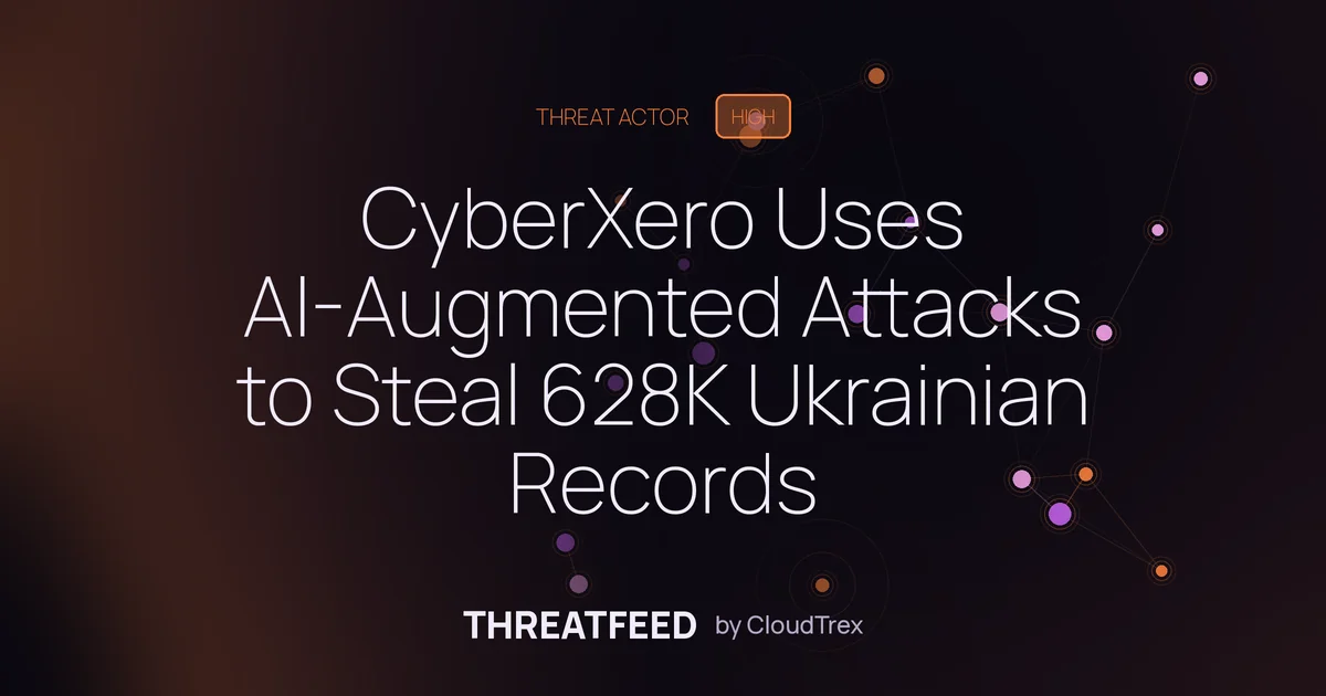 CyberXero: AI-Augmented IAB Targets Ukraine with Claude Code