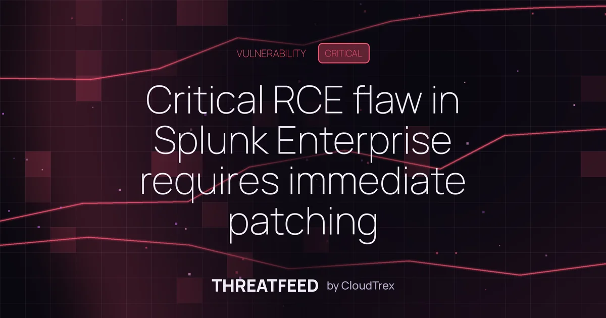 Critical RCE flaw in Splunk Enterprise requires immediate patching