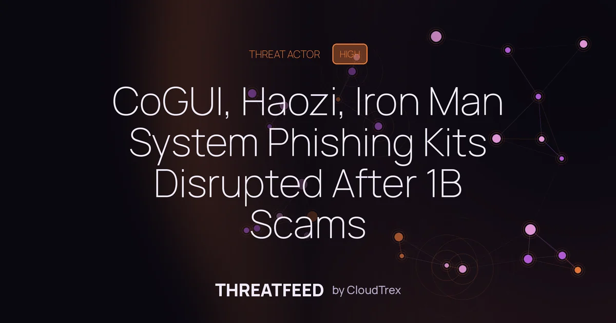 CoGUI, Haozi, and Iron Man System Phishing Kits Disrupted
