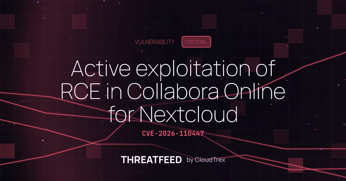 Critical RCE in Nextcloud Collabora app actively exploited for backdoors