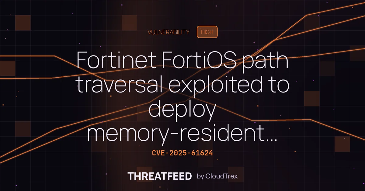 Fortinet FortiOS path traversal flaw exploited to deploy PEERSTITCH malware