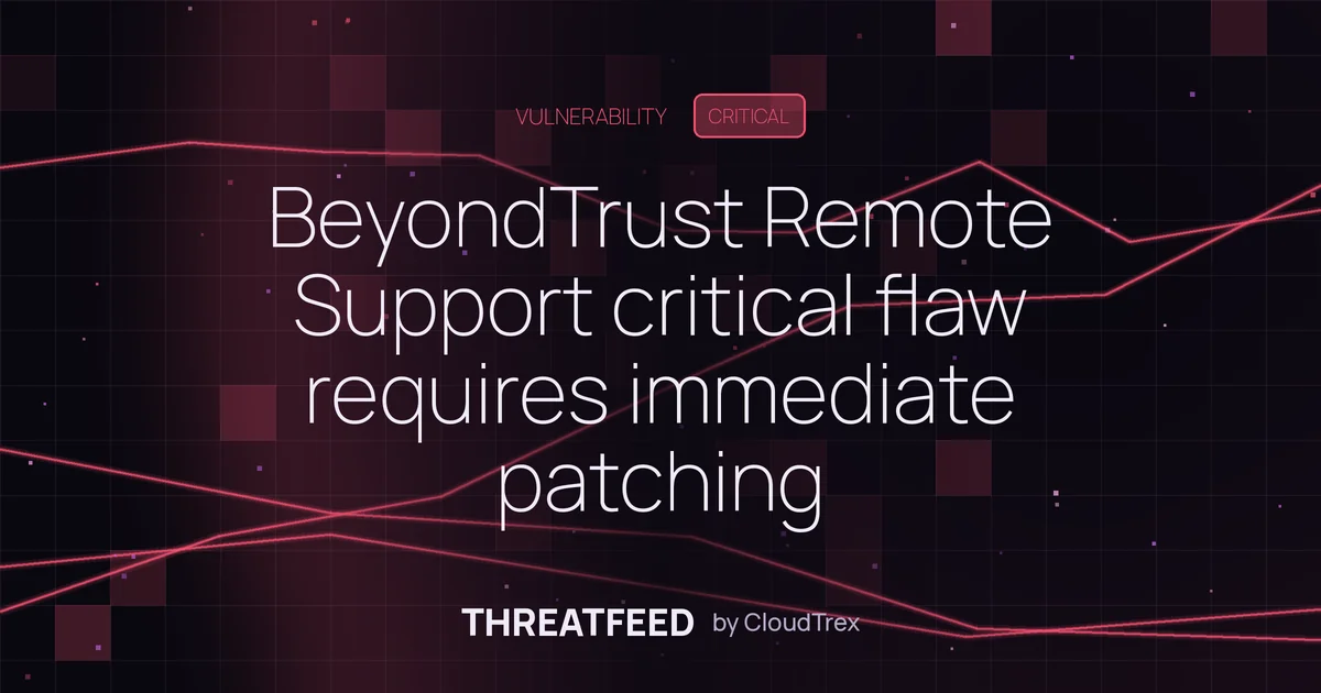 BeyondTrust Remote Support critical flaw requires immediate patching