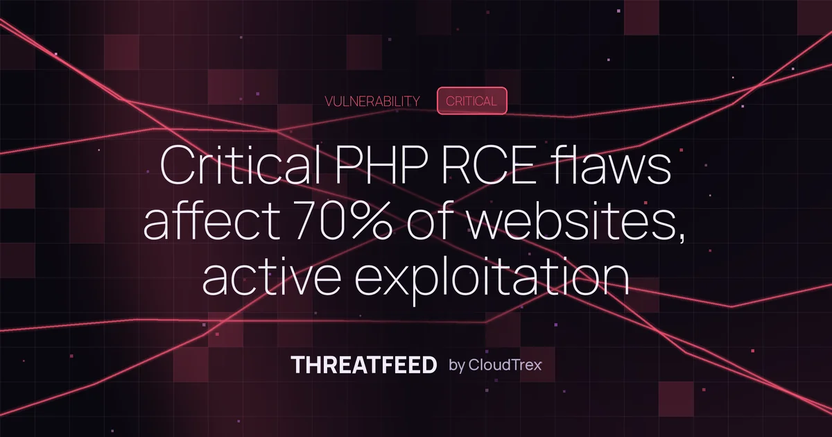 Critical PHP RCE flaws affect 70% of websites, active exploitation