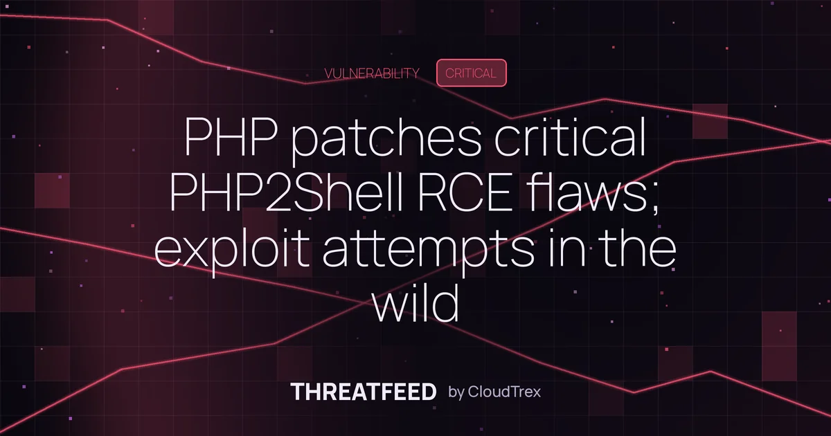 PHP releases emergency patches for critical PHP2Shell RCE flaws