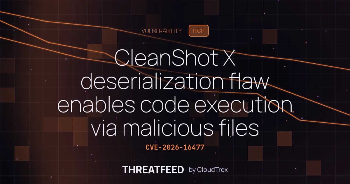 CleanShot X deserialization flaw enables code execution via malicious files