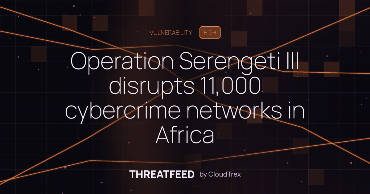 Operation Serengeti III disrupts 10,909 networks, arrests 1,462 in Africa