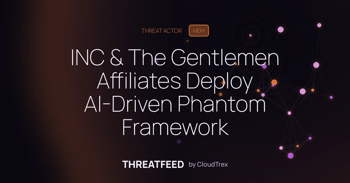 INC & The Gentlemen Affiliates Deploy AI-Driven Phantom Framework