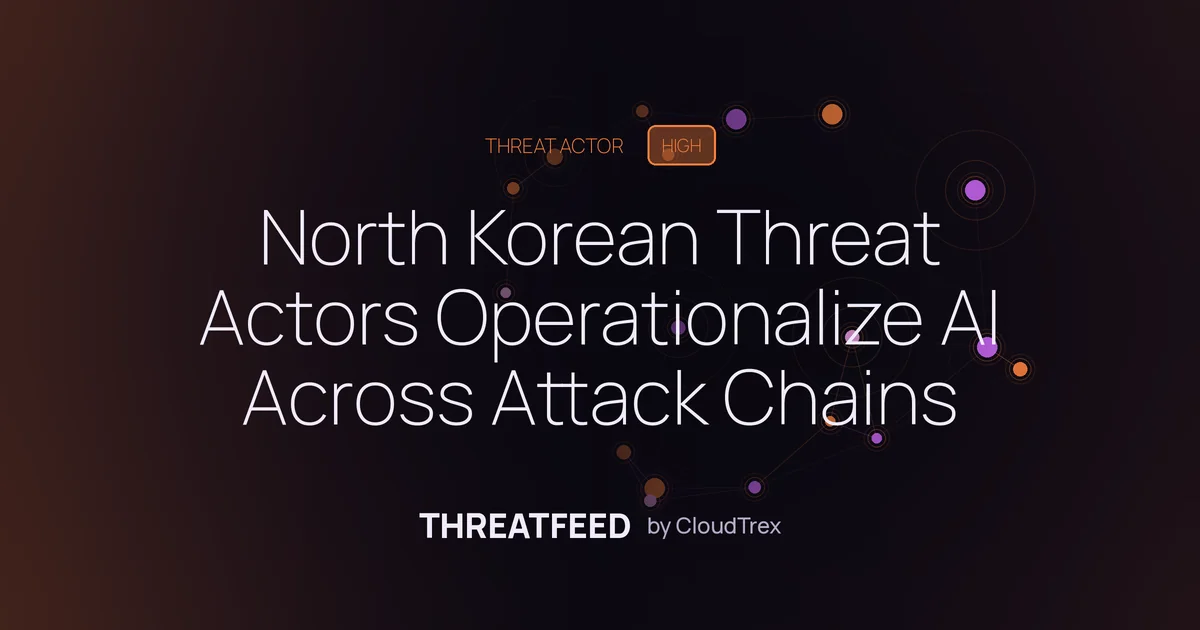 North Korean Threat Actors Operationalize AI Across Attack Chains