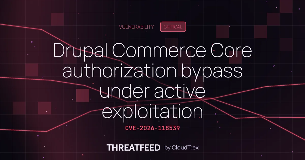 Drupal Commerce Core authorization bypass under active exploitation